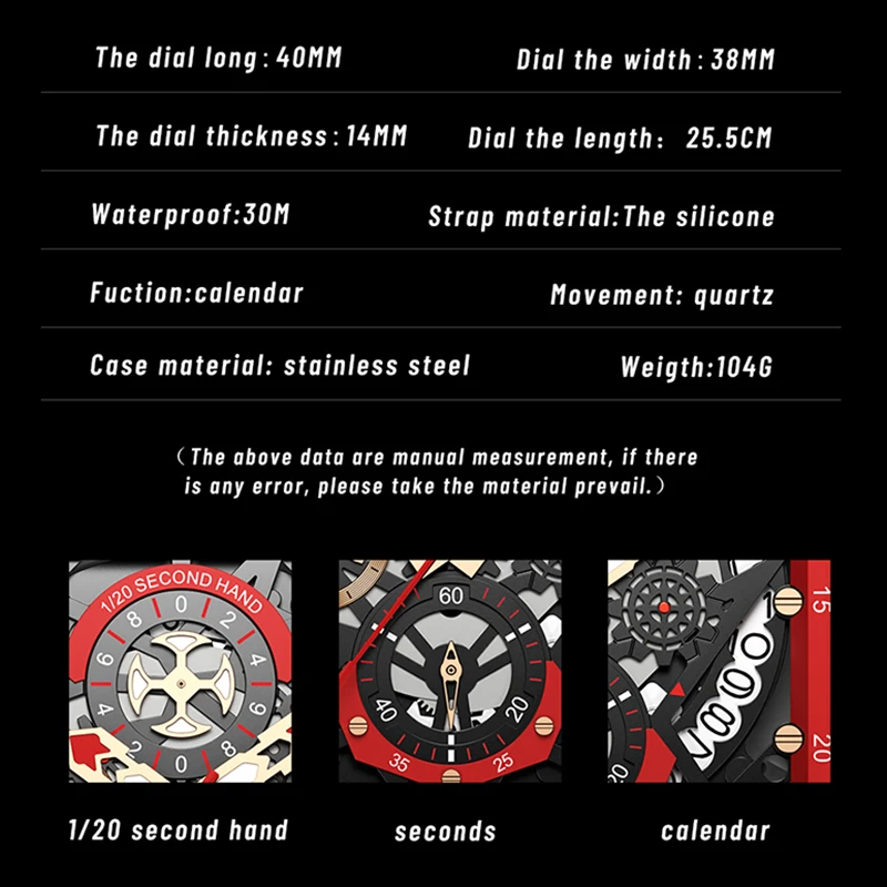 2021 Men Watch Top Brand Luxury Waterproof Quartz Square Wristwatche For Men Date Sport Hollow Clock Male Zegarek Mesk_voghion.com