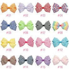 AliExpress; детские заколки; ребристый узор; лента; бант в полоску; головной убор для девочек