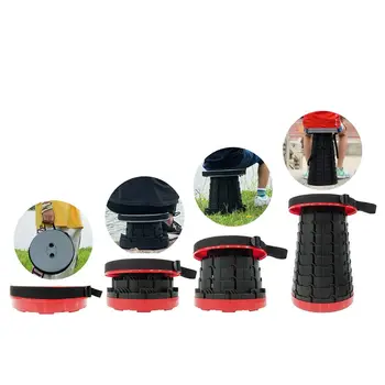 

Portable Travel Retractable Stool Outdoor Stable Folding Camping Fishing Chair Safe Durable Lightweight