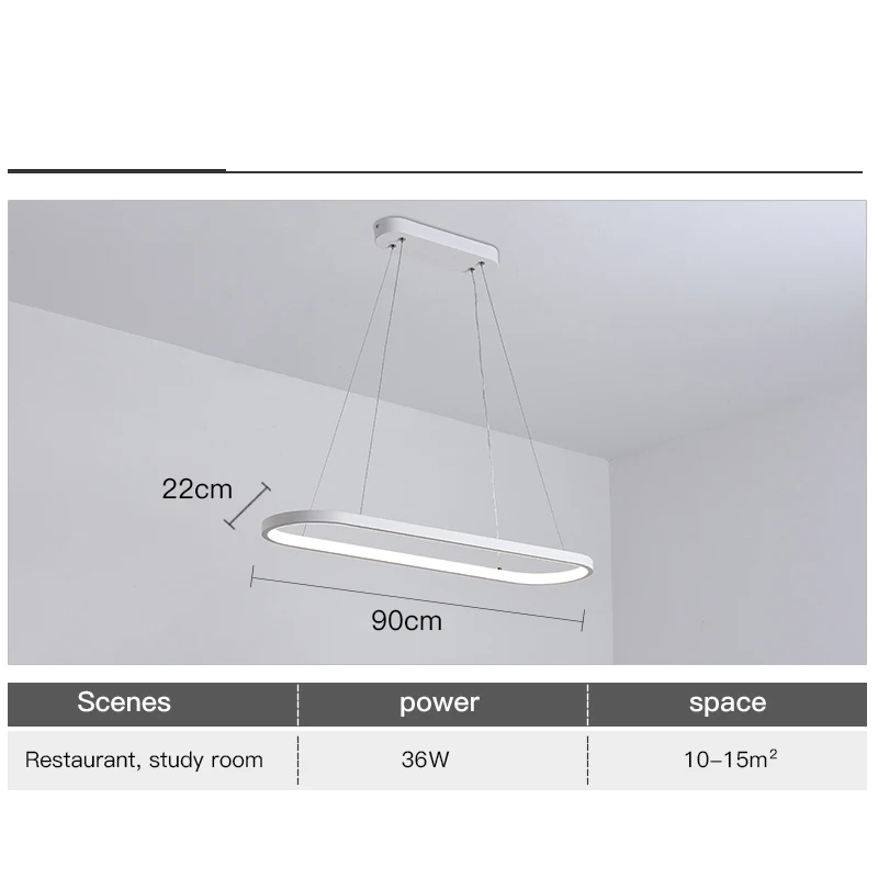 Minimalism Modern Led Chandelier For Living Room Dining Room Kitchen Bedroom Led Pendant Lamp White Simple Design Hanging Light crystal ball chandelier Chandeliers