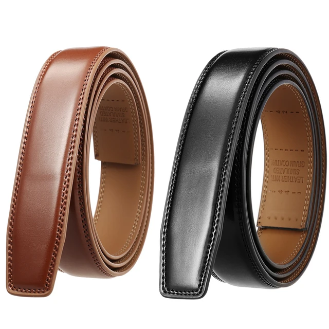 Erdi Ünver Ledergürtel Wendegürtel Gold 32mm Ohne H Schnalle & H