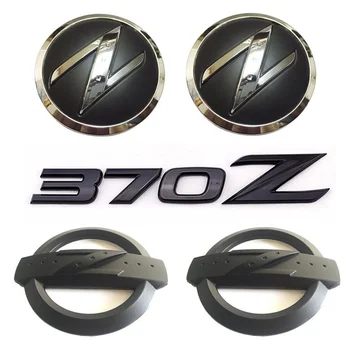 

5pcs/set 370Z Logo Badge Car Body Front Rear Emblem Stickers for 370Z Fairlady Z34 Black