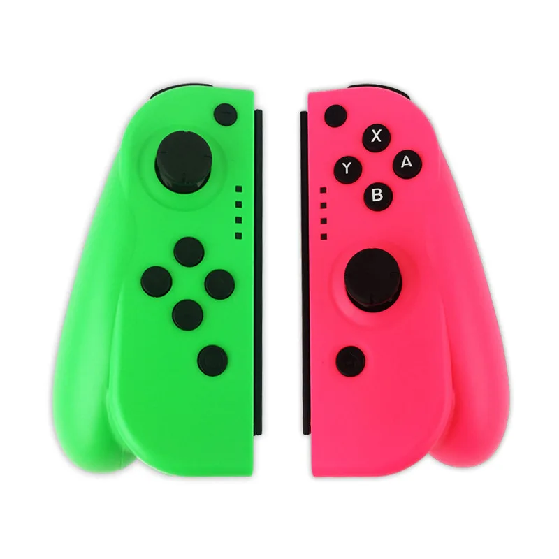 Беспроводной Pro Handgrip Bluetooth джойстики Joy-Con(L/R) Игровые контроллеры геймпад для Nintendo Switch NS консоли синий/красный - Цвет: Цвет: желтый