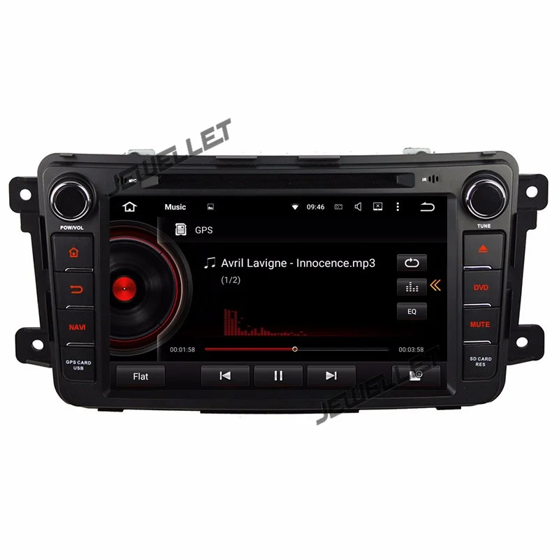 Excellent Quad core 1024*600 HD screen Android 9.0 Car DVD GPS radio Navigation for Mazda CX-9 2007-2015 with 4G/Wifi DVR OBD 1080P 2