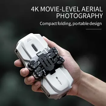 

Mini RC Drone 4K Camera WIFI GPS Toy Adults Foldable Quadcopter Headless Mode Professional 2.4GHz APP Control Brushless Motor