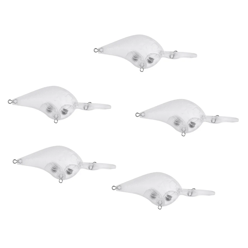 Unpainted Hard Fishing Lures Blank Crankbaits DIY Fishing Body Various To Choose