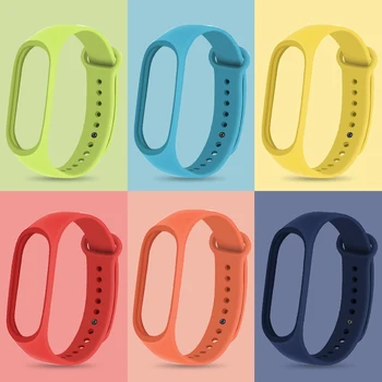 

Silicone Replacement Strap For Xiaomi Mi Band 3 Multicolor Bracelet Wristband For MiBand 3 Smart Watch Band Straps Health Sleep