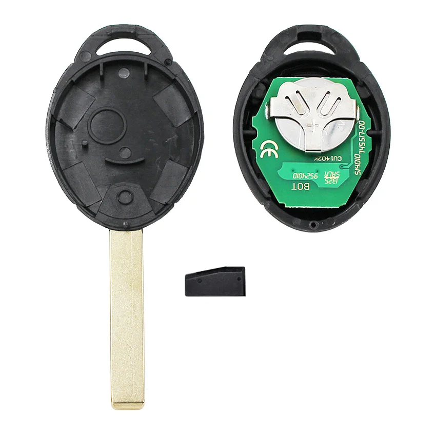 FULL Remote Key Fob 3 Button for BMW Mini Cooper 315MHZ / 433MHZ ID44 CHIP Uncut Blade