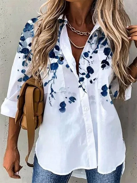 Casual Floral Blouse 2