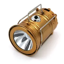 Наружный светодиодный светильник на солнечной батарее, встроенный заряжаемый светильник для палатки, лампа для кемпинга с литиевой батареей, мини-лампа для кемпинга