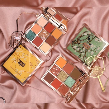 

High Quality 9 Colors Eye Shadow makeup Palette Baked Shimmer Matte nude Eyeshadow Waterproof Glitter Powder Beauty Cosmetics