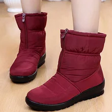 Зимние сапоги женские зимние сапоги до середины икры женская обувь названия брендов женские зимние сапоги в западном стиле с круглым носком