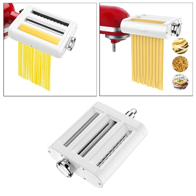 For KitchenAid Pasta Roller Cutter Set for KitchenAid Stand Mixers Pasta  Sheet Roller Spaghetti Cutter Fettuccine Cutter - AliExpress