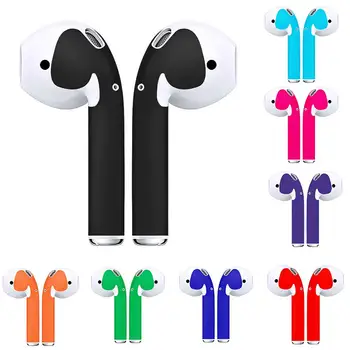 

Hot Sale Solid Color Self-adhesive Anti-scratch Sticker Cover for Apples Air-Pods Ear Buds