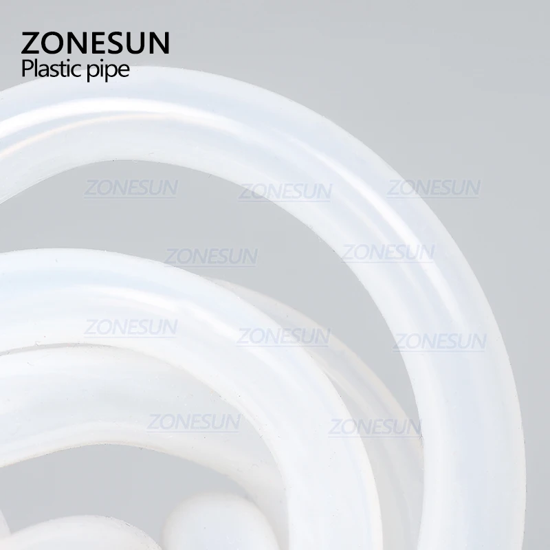 ZONESUN 2m Hose for ZS-GFK160 Inside Diameter 7mm Round Tube Connect To Filling Machine