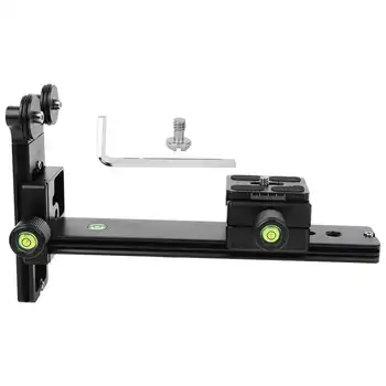 

Aluminium Alloy Camera Telephoto Lens Bracket Stable Supporting Plate Height Adjustable with 1/4in 3/8in Thread Holes