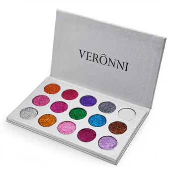 

15 Colors Glitter Glitter Sequins Eyeshadow Pearl Diamond Eyeshadow Waterproof Eye Shadow Powder Portable Practical