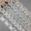 10/20pcs Organza Rhinestone Butterfly Embroidered Pearl Lace Trim Flower Applique Trimmings Ribbon Fabric Wedding Dress Sewing ► Photo 2/6