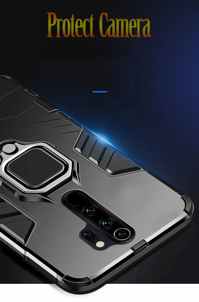 Кольцо Броня чехол для Red mi Note 8T 8 Pro Чехол для Xiaomi mi Note 10 Pro CC9 CC9E A3 lite для Red mi Note 8 7 8A 7A противоударный чехол