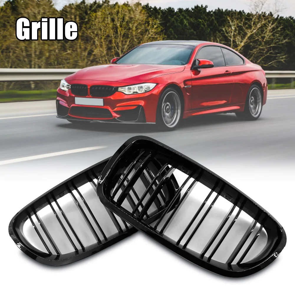 1 пара Передняя двойная планка решетка решетки для BMW F10 F18 528i 530i 535i 2010-2016 VS998 |