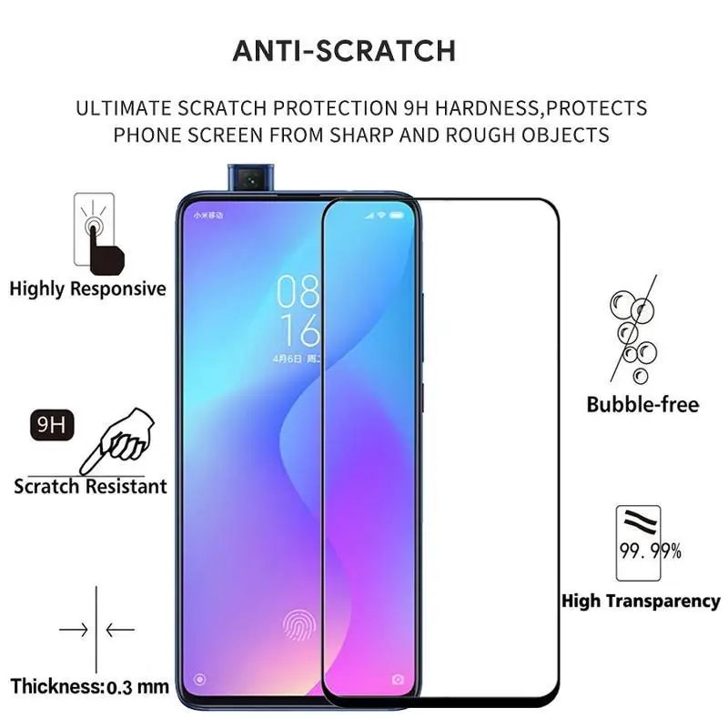 

Full Cover Glass for Xiaomi Redmi 8 Note8 Tempered Glass Screen Protective Film on the Redmi Note7 Note6 Note5 Pro Redmi 7A K20