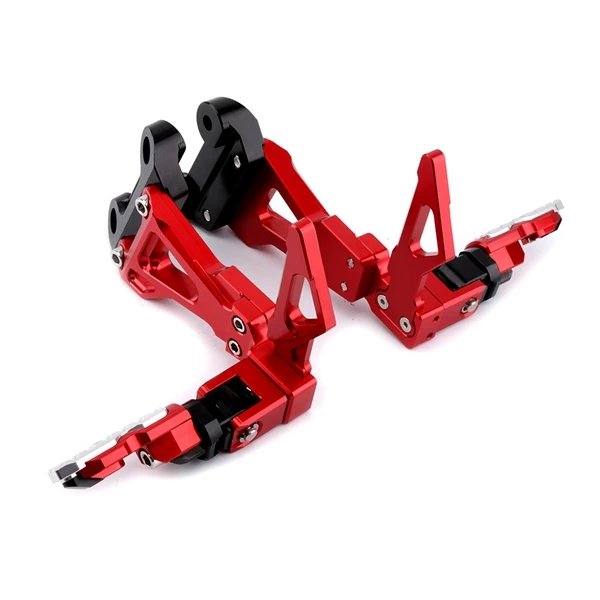 Мотоцикл с ЧПУ Алюминиевый сплав задние комплекты Rearset подставка для ног колышки