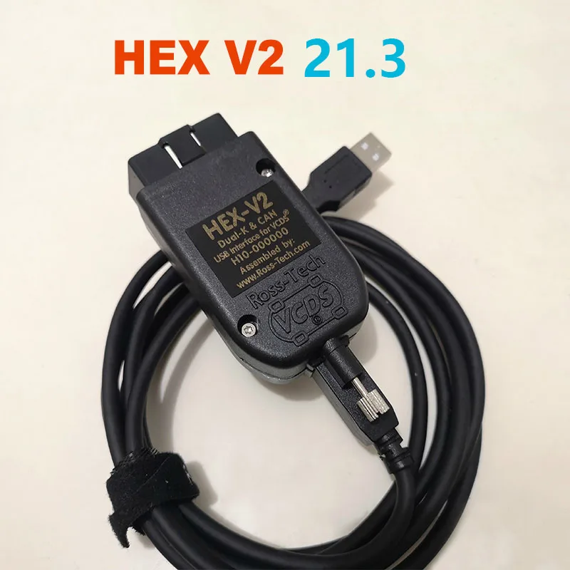 2021 действительно HEX-V2 VAG COM 21 3 VAGCOM 20.4.2 VCD) шестигранный V2 USB Интерфейс для VW AUDI Skoda