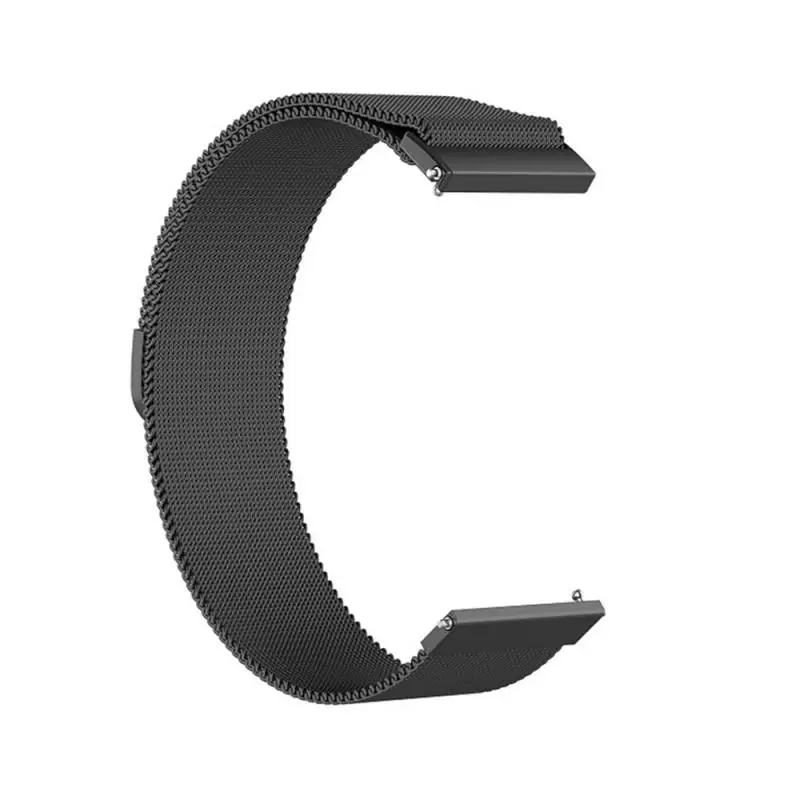 18 мм ремешки для часов для Xiaomi Huami Amazfit Bip Молодежные часы Миланская Петля из нержавеющей стали сетчатый ремешок для Amazfit Bip band