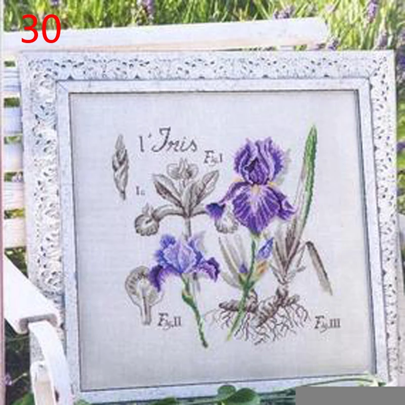 30重绘8531-紫色鸢尾DFEA阴影花系列3