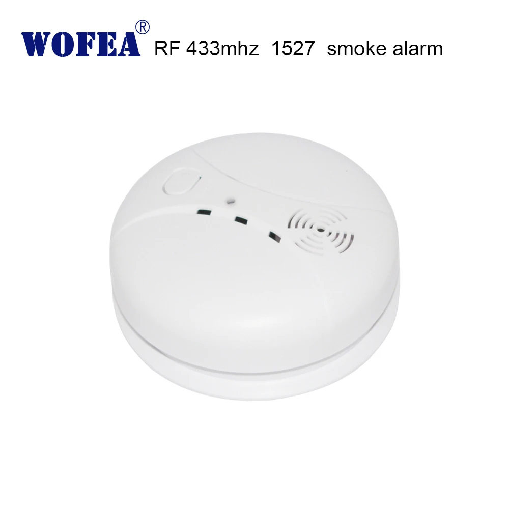 Sensor de alarma inalámbrico para el hogar, detector de humo para sistema de alarma de casa, 433MHZ/ wifi, Tuya, sistema de seguridad contra incendios