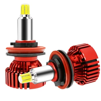 

2pcs/set Styling Fog Lamp H1 H3 H7 H8 H11 Waterproof For Car Aluminum Exterior Led Headlight Bulb Heat Dissipation Auto Mini