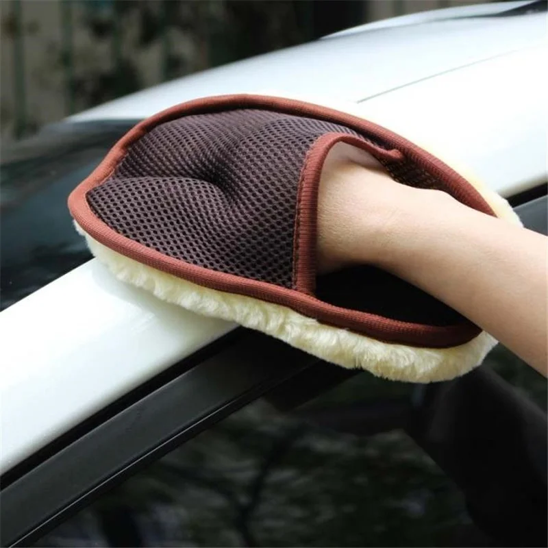 

Car Washing Gloves Cleaning Mitt Wash Glove Maintenance Soft Coral Fleece Car Washing Beauty waxing tool Multifunction good