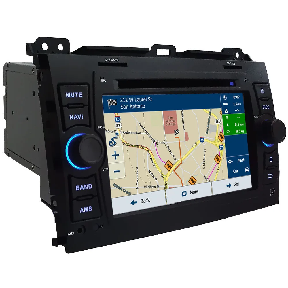 Sale Klyde 4G Android 9 Octa Core 4GB RAM 64GB ROM DSP Car DVD Multimedia Player Stereo For Toyota Land Cruiser Prado LC120 2004-2010 5