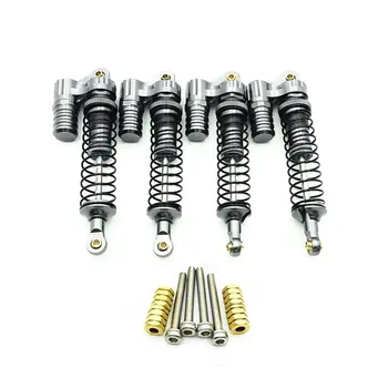 

4Pcs/Set Metal Oil Suspension Shocks Absorber 100mm for Axial SCX10 II D90 Trx-4 Rc Rock Crawler Accessory Parts