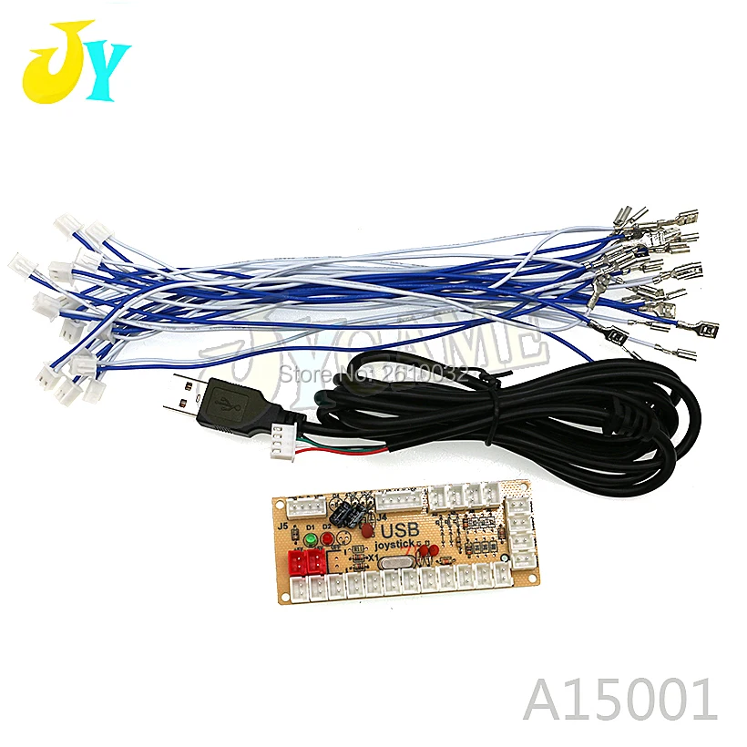 USB кодировщик DIY с нулевой задержкой для ПК на 2 аркадных джойстика 5V кнопка