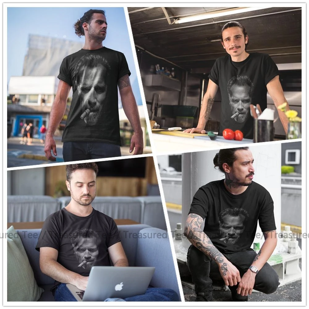 Ceny Arnold schwarzenegger T Shirt arnold schwarzenegger koszulka klasyczna 100 bawełniana koszulka z nadrukiem męska koszulka z krótkim rękawem