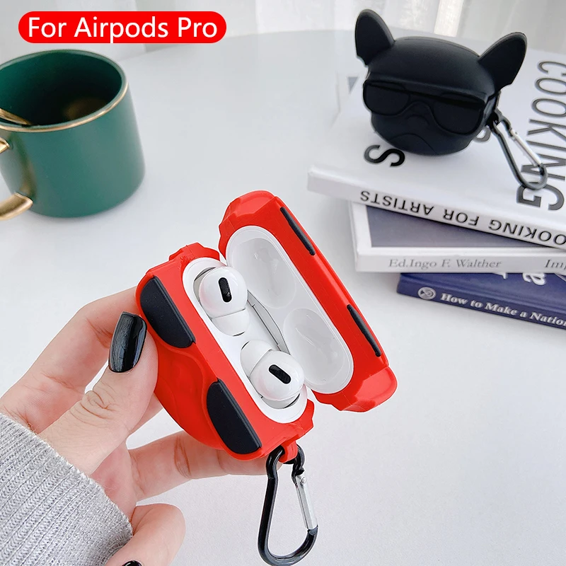 Симпатичные чехлы с героями мультфильмов для Apple Airpods Pro, наушники, силиконовая мягкая кожа, зарядная коробка для Airpods Pro, гарнитура, защитный чехол