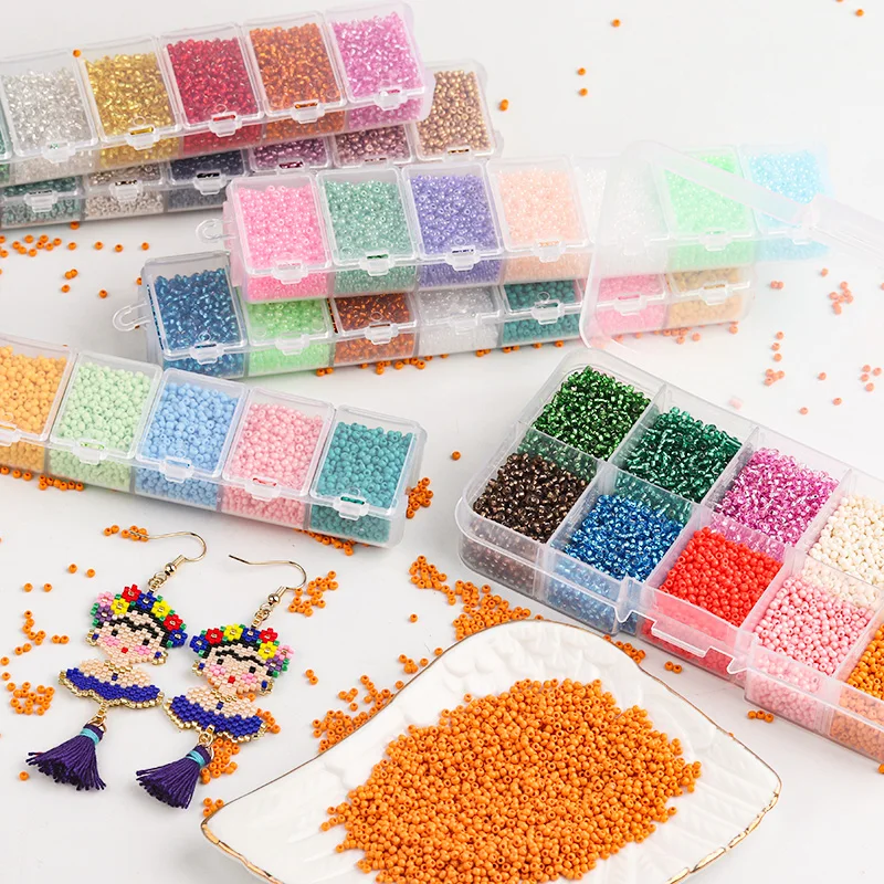 Glass Seed Beads, 12/0 by Bead Landing™ in Clear