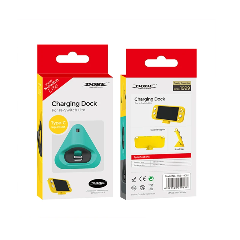 Мини Портативная зарядная док-станция для nintendo Switch Lite с портом usb type C, сменная зарядная док-станция для Nint