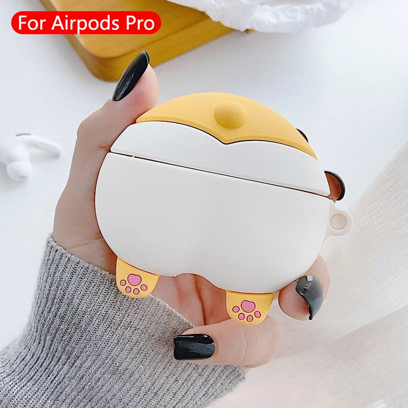 892 For Airpods Pro Милые Мультяшные беспроводные bluetooth наушники airpods pro Чехол защитный чехол для Apple Airpods 1/2 гарнитура силиконовый мягкий чехол - Цвет: 892 For Airpods Pro