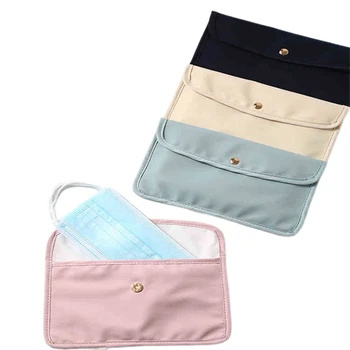 

1Pcs Portable Storage Bag For Masks Sanitary Napkin Waterproof Storage Bag Silver Ion Antibacterial Storage Organizer