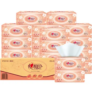 

150 Pcses 2 Layer Native Wood Pulp Toilet Paper Clean Soft Tissues Extraction Comfortable Towel Household Living Bedroom Paper