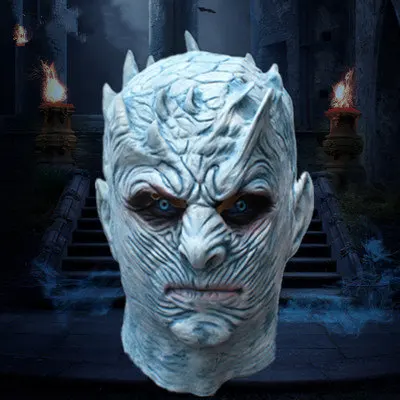 The Night's King Walker Игра престолов маска на Хэллоуин Латексная Маска Костюм для косплея Для Взрослых Вечерние Маски