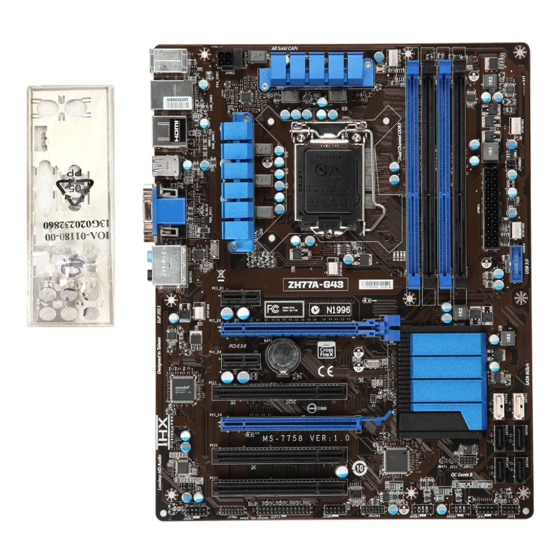 

For MSI ZH77A-G43 Desktop motherboard DDR3 LGA 1155 for I3 I5 I7 CPU 32GB USB3.0 SATA3 H77 used motherboard 100% tested intact