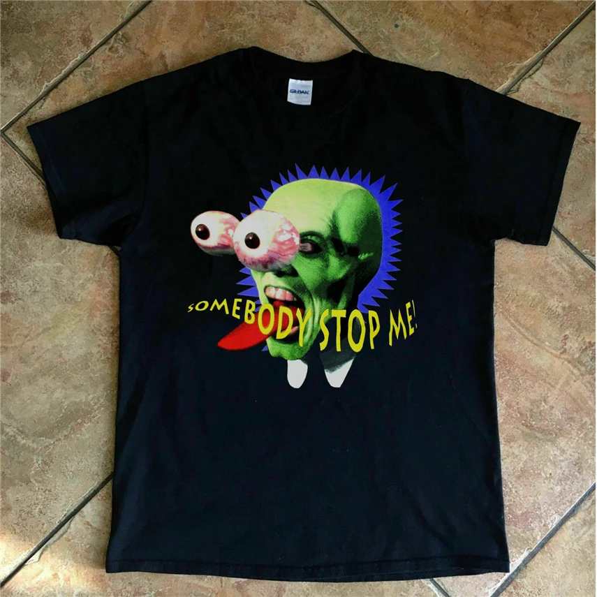 

Rare!! The Mask Movie Promo 90S T Shirt Jim Carrey Vintage 1994 Comics Marvel !! Oversized Tee Shirt
