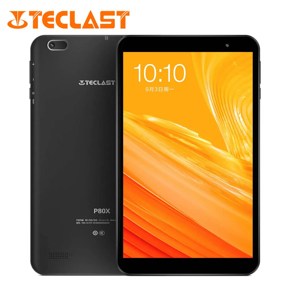 Teclast P80X 8 дюймов Android 9,0 планшетный ПК UNISOC SC9863A Восьмиядерный 2G ram 16G rom 0.3MP + 2.0MP планшет с двумя камерами