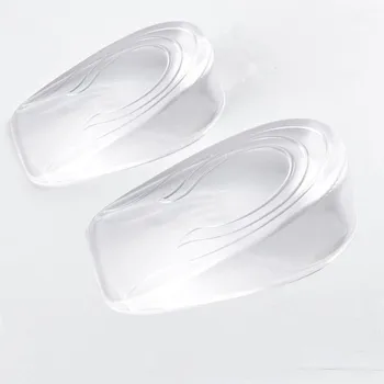 

Silicone Invisible Heightened Insole Men Women Half Heel Pad Relieve Foot Pain Protectors Heels Support