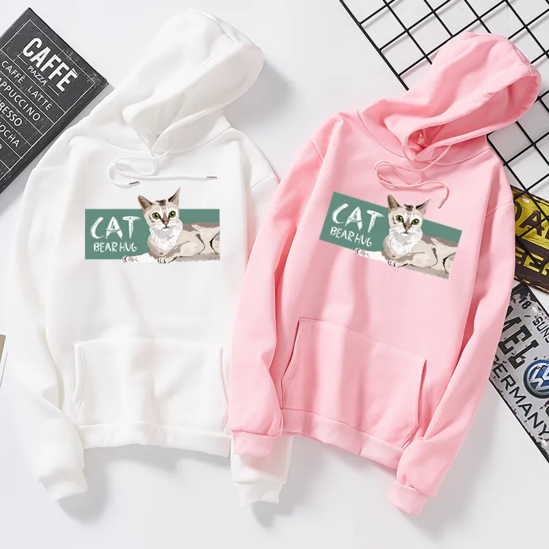 Women Hoodies Sweatshirt Casual Loose Pullover Hoodies Ladies Hooded Long Sleeve Women's Hoodie Harajuku Print Female Clothing