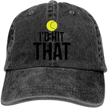 Бейсбольная кепка-I 'd Hit That Funny Tennis Ball Cowboy головные уборы для мужчин и женщин, спортивная бейсболка s