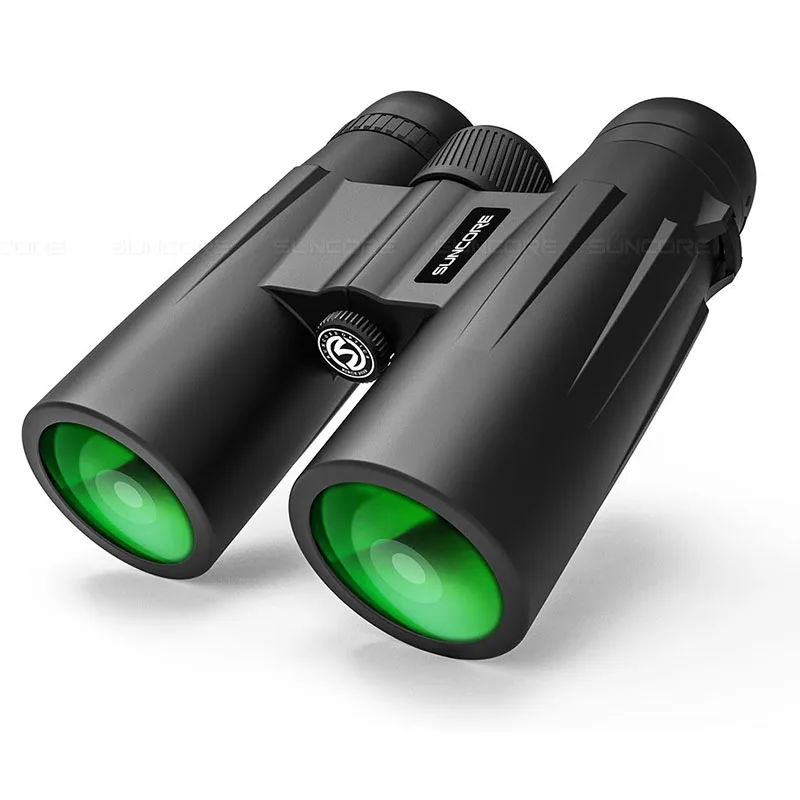 Binocular Зум 12x42 Профессиональный бинокль мощный Военный бинокль Оптическое стекло HD телескоп ночного видения для охоты на открытом воздухе - Цвет: Binocular